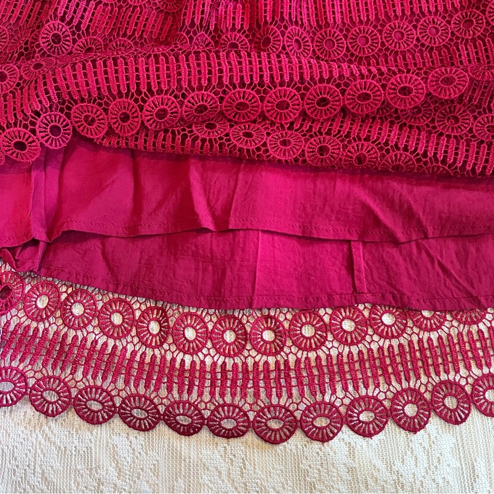 Anthropologie Floreat Aveline long sleeve lace crochet dress - Picture 7 of 10